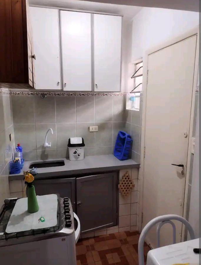 Kitnet Em Frente A Praia Santos  Ngoại thất bức ảnh